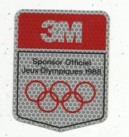 Autocollant , 3 M , Sponsor Officiel , JEUX OLYMPIQUES 1988 - Autocollants