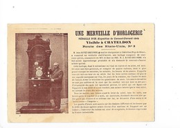 CHATELDON  (cpsm 63) Une Merveille D'horlogerie    -  L 1 - Chateldon