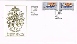 31676. Carta PIETERSBURG (Sout Africa) RSA 1986, 100 Years Pieterburg - Briefe U. Dokumente