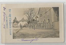 90 - Territoire De Belfort - Foussemagne 1918 Cachet 114 Regt D'artillerie Lourde Carte Photo - Sonstige & Ohne Zuordnung