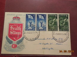 Lettre De 1953 Commémorative Pour Wellington - Briefe U. Dokumente