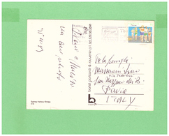 1992 AUSTRALIA AIR MAIL POSTCARD WITH 1 STAMP TO ITALY - Briefe U. Dokumente