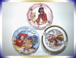 Assiettes Decoratives .. 3 Assiettes ... Ref AFF : 118-2005 ...(pan 001) - Personajes