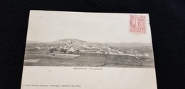 Delcampe - Cp 63 MONTAIGUT Vue Générale ( Habitations Fermes église ) J LAGAT Libraire A BERGERET NANCY 54 - Montaigut