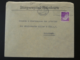 Lettre Cover Solothurn Suisse 1935 - Briefe U. Dokumente