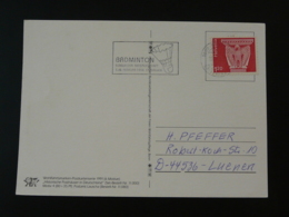 Flamme Sur Lettre Postmark On Cover Badminton St Gallen Suisse 1994 - Badminton