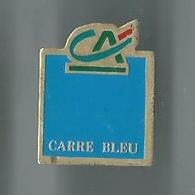 Pin's Credit Agricole Carré Bleu - Banques