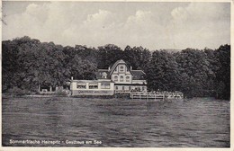 AK Sommerfrische Hainspitz - Gasthaus Am See - Stempel Hainspitz über Eisenberg - 1938 (39972) - Eisenberg