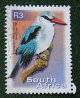 R3 Flora And Fauna Woodland Kingfisher Bird Vogel  2000 2001 Mi 1306 Y&T - Used Gebruikt Oblitere SUD SOUTH AFRICA RSA - Oblitérés