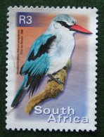 R3 Flora And Fauna Woodland Kingfisher Bird Vogel  2000 2001 Mi 1306 Y&T - Used Gebruikt Oblitere SUD SOUTH AFRICA RSA - Used Stamps