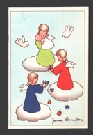 James Pennyless - Double Card - Children / Enfants / Kinder - Naïf / Naive - 10,2 X 6,7 Cm - Pennyless, James