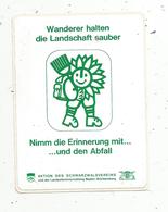 Autocollant , écologie , Aktion Des SCHWARZWALDVEREINS Und Der Landesforstverwaltung Baden-Württemberg,, Allemagne - Autocollants