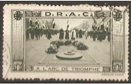 France Commemoratuve Label - D.R.A.C. (Arc De Triomphe) - Vignette Militari