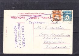 Danemark - Carte Postale De 1907 - Oblit Kjobenhavn - Exp Vers Lancaster - Vue Du Langelinies Pavillon - Brieven En Documenten