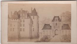 CDV Photo Originale XIX ème Château D'Avrilly Par Ch. BOIVIN Paris Cdv2048 - Old (before 1900)