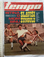 1979 TEMPO YUGOSLAVIA SERBIA SPORT FOOTBALL MAGAZINE NEWSPAPERS BASKETBALL CHAMPIONSHIPS ZUNGULA DINAMO WILSON DZONI POS - Sports