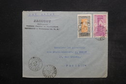 DAHOMEY - Enveloppe Commerciale De Cotonou Pour Paris En 1939 Par Avion , Affranchissement Plaisant - L 24458 - Cartas & Documentos