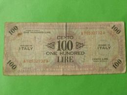 100 Lira 1943 - Allied Occupation WWII