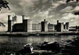 Caernarvon Castle, Caernarvonshire - View From South - Caernarvonshire