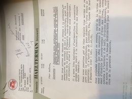 BRASSERIE HAELTERMAN Correspondance 1972 à 1976 -7 Documents Commerciaux Immobilier Bruxelles À Examiner - Alimentos