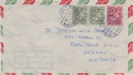 Portugal 1967 Airmail Letter Sent To Australia - Gebraucht