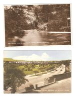 TWO OLD POSTCARDS OF  THE BRIDGE OF ALLAN NR STIRLING STIRLINGSHIRE SCOTLAND - Stirlingshire