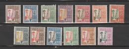 Guadeloupe. 1928  Taxe   N° 25 / 37 Neuf X Série Compléte - Timbres-taxe