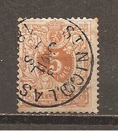 Bélgica - Belgium - Yvert 28 (usado) (o) - 1869-1883 Léopold II
