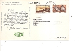 Nouvelle -Calédonie ( Carte De 1954 De Nouméa Vers La France à Voir) - Briefe U. Dokumente