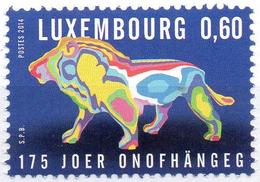 LUXEMBOURG 2014 - 1v - MNH** - 175 Ans D'indépendance Du Luxembourg Lions Leones Löwen Lion Leoni - Neufs