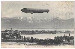 RAPPERSWIL Mit Luftschiff Graf ZEPPELIN 1907 - Rapperswil-Jona