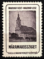 Máramarossziget Sighetu Sighetu Marmației Church Occupation WW1 Romania Hungary Transylvania Vignette Label Cinderella - Transilvania