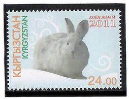 Kyrgyzstan.2011 Year Of Rabbit. 1v: 24 Michel # 648 - Kirgisistan