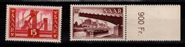 Sarre YV 337 & 338 N** - Unused Stamps