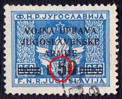 YUGOSLAVIA - ITALIA - TRIESTE - ZONE B - PARTIAL  Ovpt.  " 5 "  - 1947 - Segnatasse
