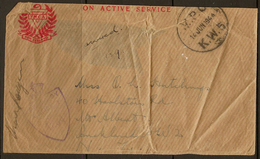 NZ 1944 YMCA On Active Service Airmail Letter ZZ1141 - Cartas & Documentos