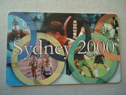 ROMANIA USED CARDS  SYDNEY OLYMPIC GAMES - Romania