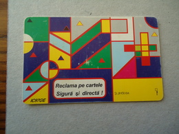 ROMANIA USED CARDS  ADVESTISING - Romania