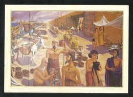 Bahrain Picture Postcard National Museum Painting View Card - Bahrain