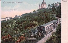 Italie, Un Saluto Da Superga, La Funicolare, Chemin De Fer Et Train (673) - Transports