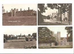 FOUR OLD POSTCARDS OF KNOLE KNOLE PARK ETC SEVENOAKS KENT - Otros & Sin Clasificación