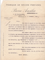 MARSEILLE / FABRIQUE DE SAVONS PARFUMES / PIERRE AUSILIA /  82 AV DE LA CAPELETTE - Perfumería & Droguería
