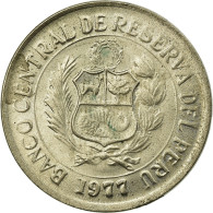 Monnaie, Pérou, 5 Soles, 1977, SUP, Copper-nickel, KM:267 - Pérou