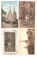 4 FOUR ALL DIFFERENT POSTCARDS OF LICHFIELD STAFFORDSHIRE - Andere & Zonder Classificatie