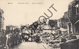 Postkaart/Carte Postale  HERVE Hôtel De Ville Rue Potiérue  (O343) - Herve