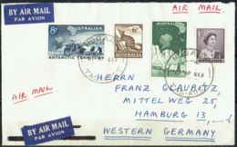 Australian Antarctic Territory. 1961.  Mountains.  Cover Sent To Germany. - Lettres & Documents