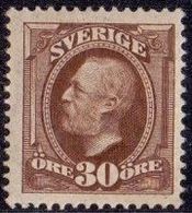 Zweden 1891-1903 30öre Oscar II Bruin PF-MNH - Zonder Classificatie