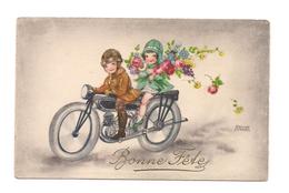 ENFANTS SUR MOTO - Illustrée HANNES PETERSEN -  (4513 ) - Petersen, Hannes