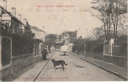 GAGNY   93 SEINE SAINT DENIS    CPA  RUE DE L'EPOQUE - Gagny