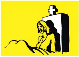 Tomi Ungerer , Pour Le Roman De Margaret Millar , Ein Fremder Liegt In Meinem Grab , 1980 - Ungerer